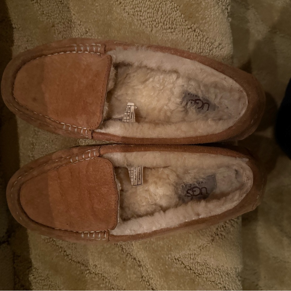 Women’s UGG Tan Sheepskin Slippers